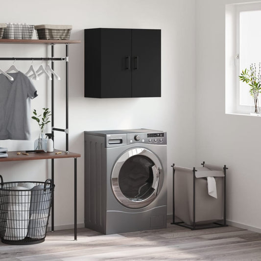 Berkfield Wall Cabinet Black 60x31x60 cm Engineered Wood