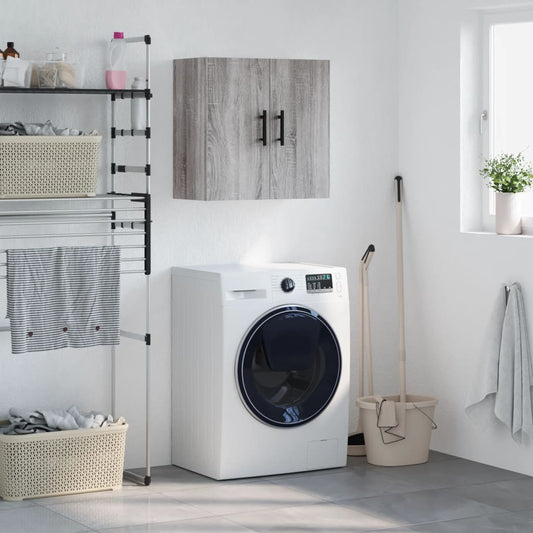 Berkfield Wall Cabinet Grey Sonoma 60x31x60 cm Engineered Wood