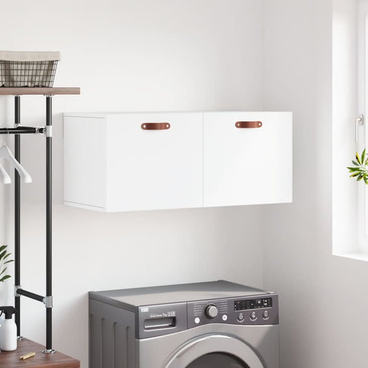 Berkfield Wall Cabinet White 80x36.5x35 cm Engineered Wood