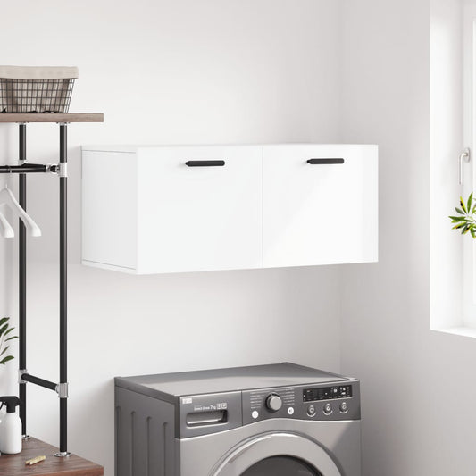 Berkfield Wall Cabinet White 80x36.5x35 cm Engineered Wood