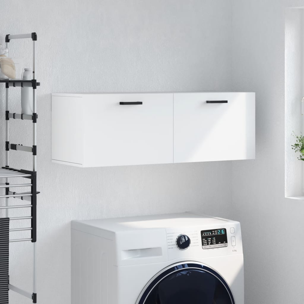 Berkfield Wall Cabinet White 100x36.5x35 cm Engineered Wood