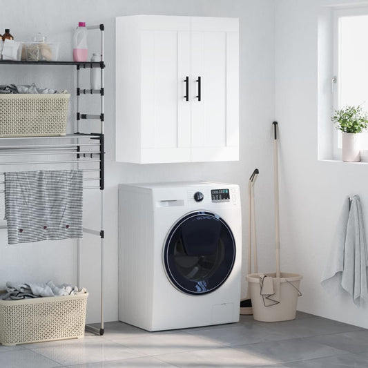 Berkfield Wall Mounted Cabinet White 69.5x34x90 cm Engineered Wood