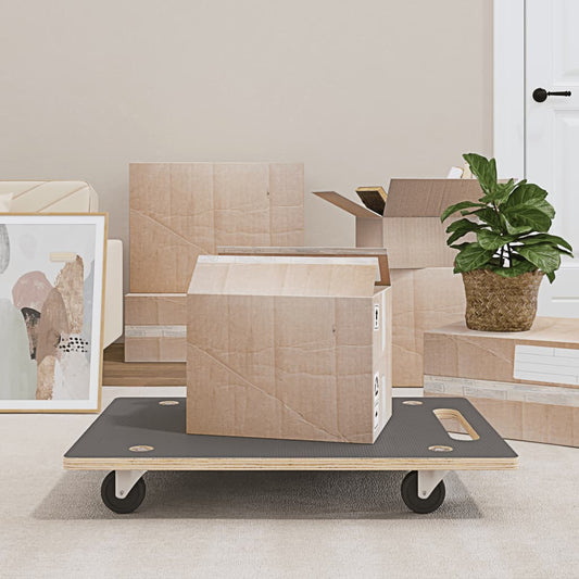 Berkfield Dolly Trolleys 2 pcs Rectangular 80x55x11.5 cm