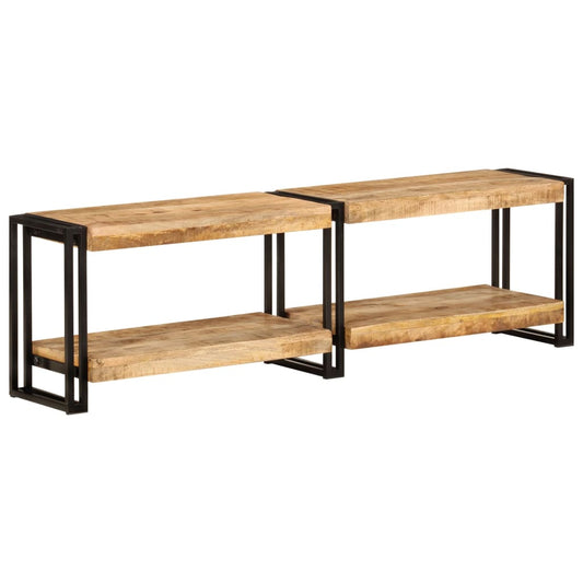 Berkfield TV Cabinet 140x30x40 cm Solid Wood Mango