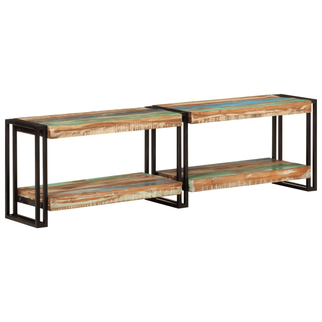Berkfield TV Cabinet 140x30x40 cm Solid Wood Reclaimed
