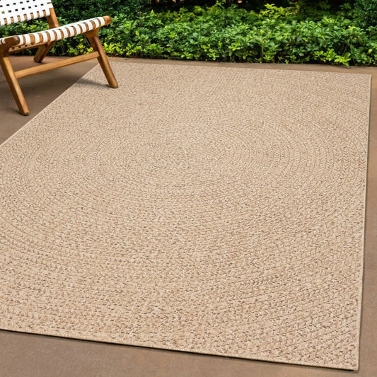 Berkfield Rug 120x170 cm Jute Look Indoor and Outdoor