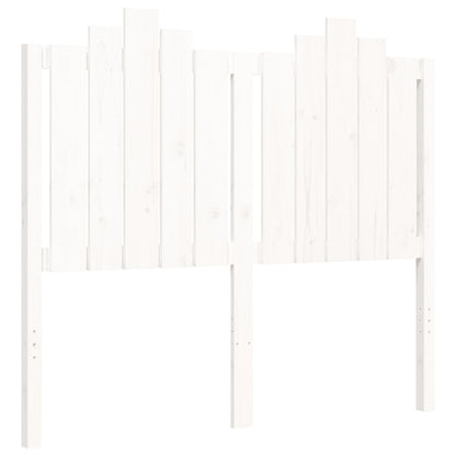 Berkfield Bed Frame with Headboard White Small Double Solid Wood