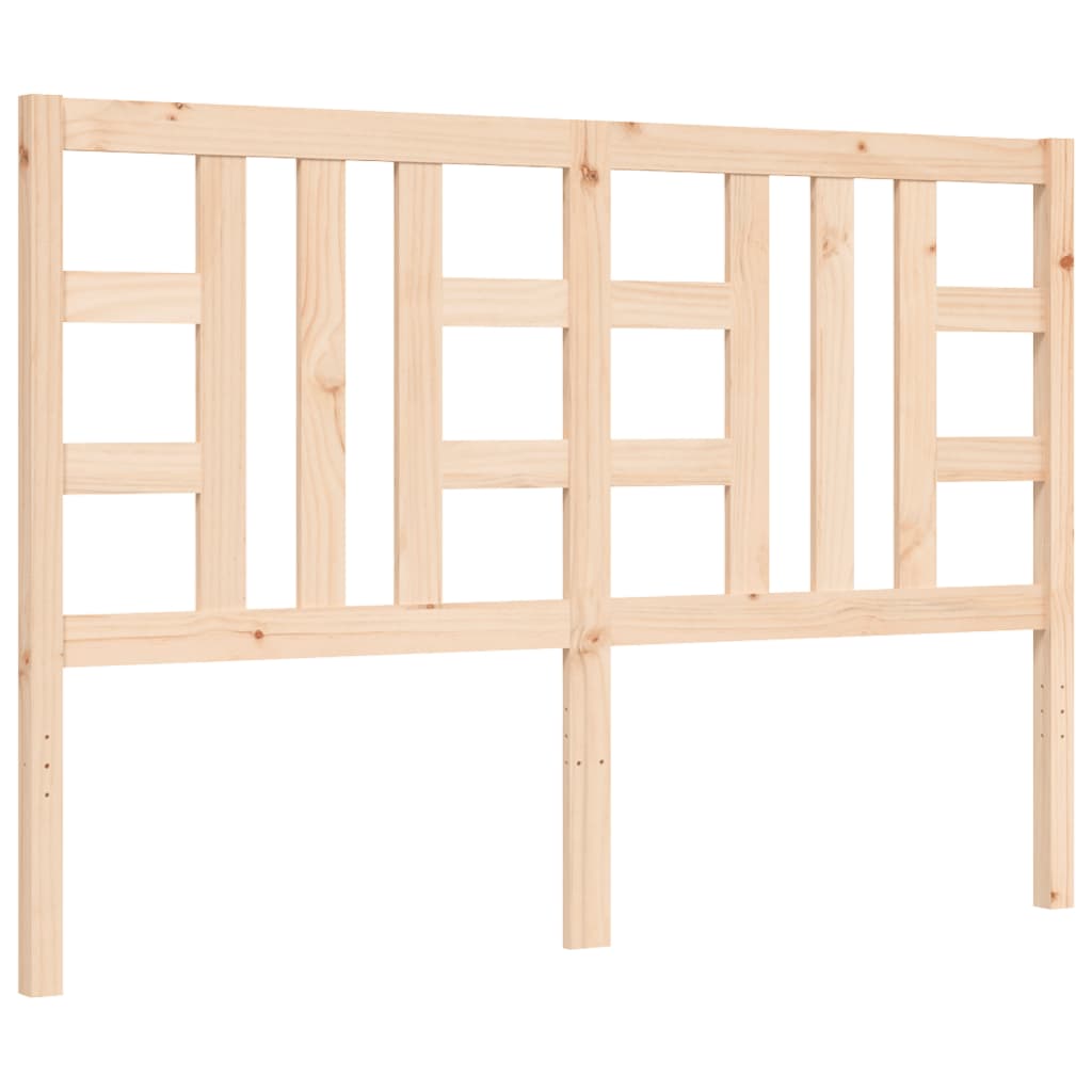 Berkfield Bed Frame with Headboard 160x200 cm Solid Wood