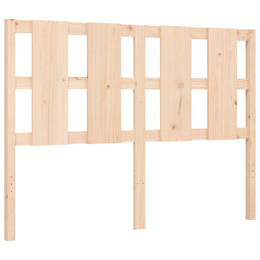 Berkfield Bed Frame with Headboard 140x200 cm Solid Wood