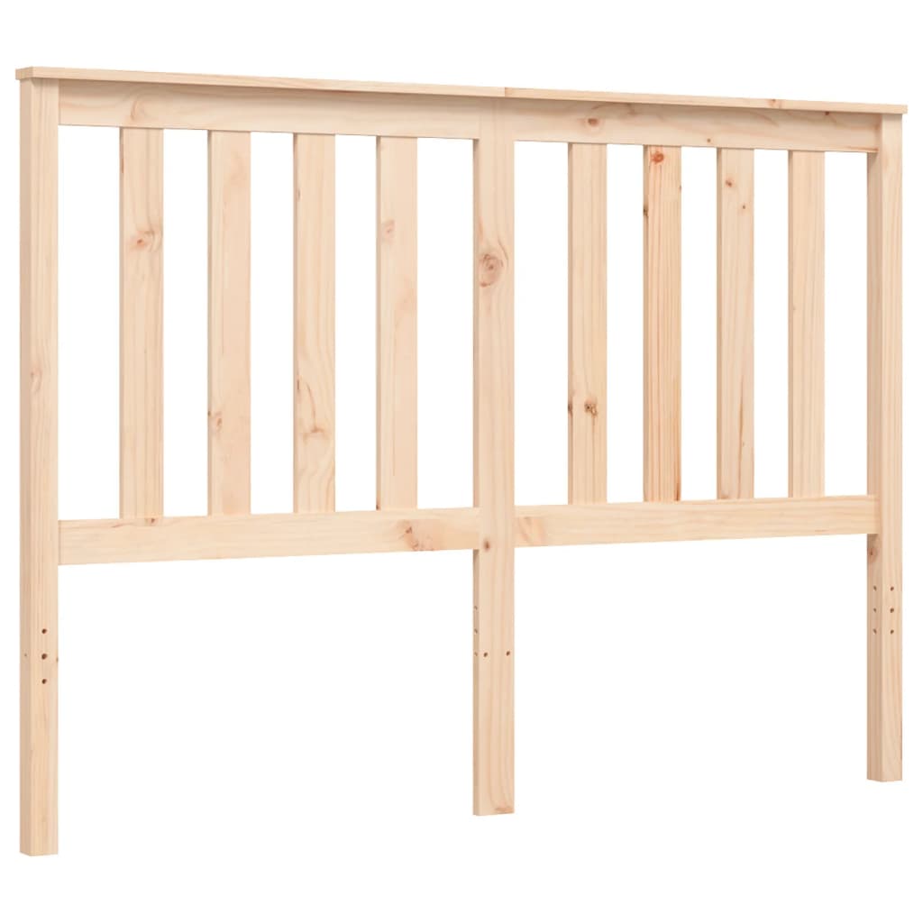 Berkfield Bed Frame with Headboard 140x200 cm Solid Wood