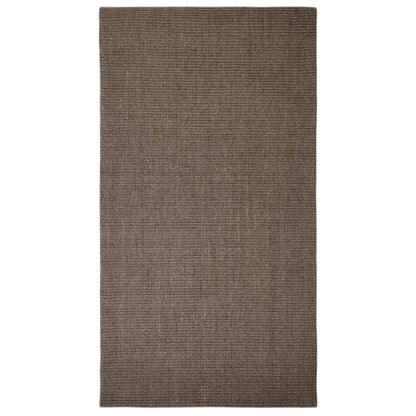 Berkfield Sisal Rug for Scratching Post Brown 80x150 cm