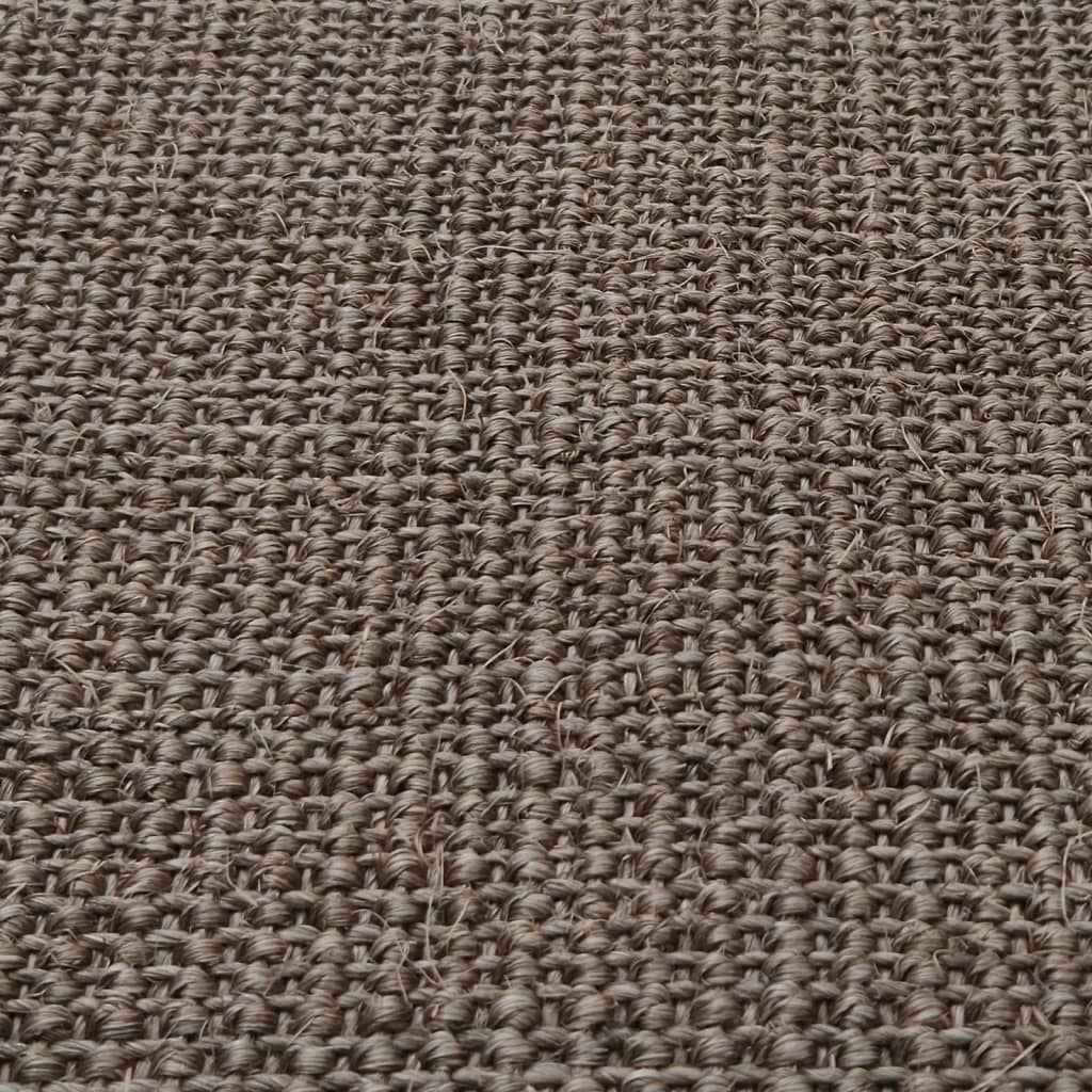 Berkfield Sisal Rug for Scratching Post Brown 80x150 cm