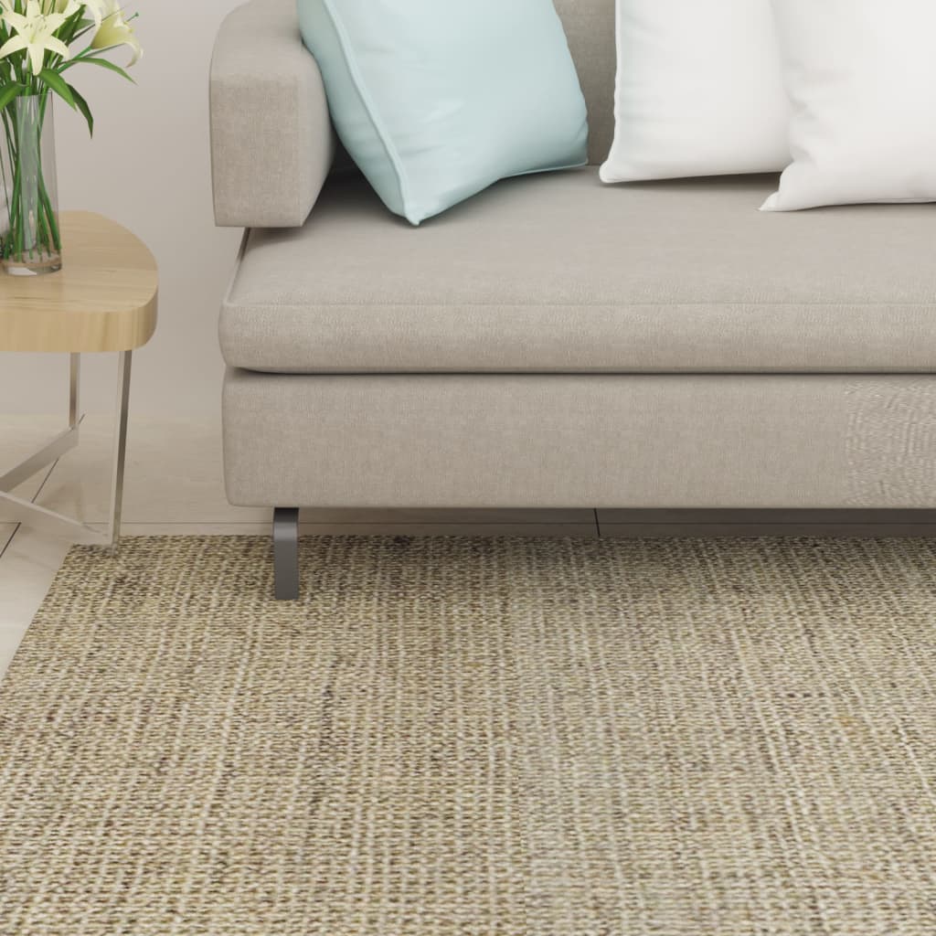Berkfield Sisal Rug for Scratching Post Taupe 80x200 cm