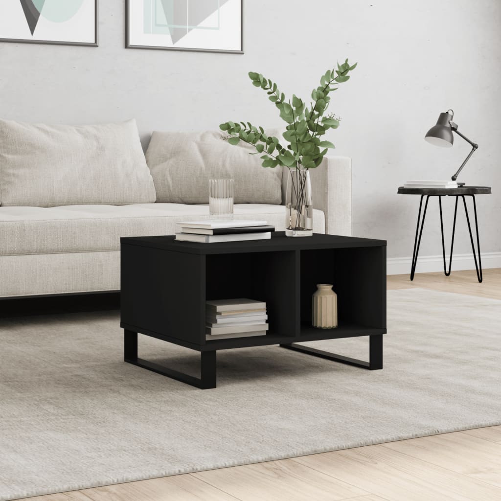Berkfield Coffee Table Black 60x50x36.5 cm Engineered Wood