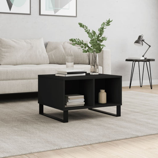 Berkfield Coffee Table Black 60x50x36.5 cm Engineered Wood