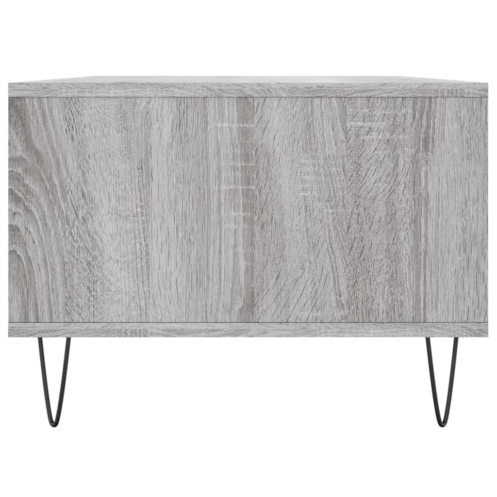 Berkfield Coffee Table Grey Sonoma 90x50x36.5 cm Engineered Wood