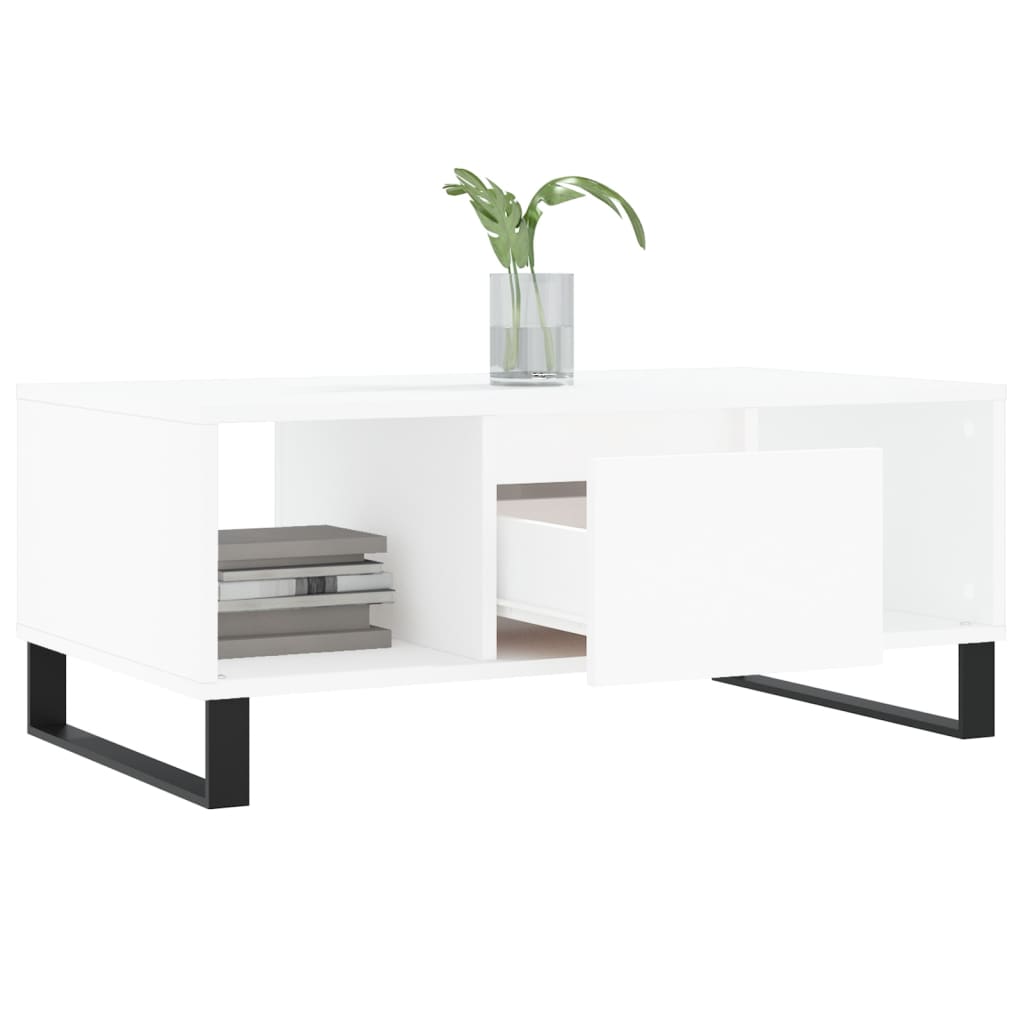 Berkfield Coffee Table White 90x50x36.5 cm Engineered Wood