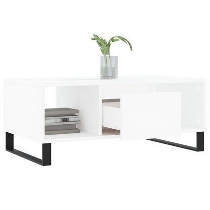 Berkfield Coffee Table White 90x50x36.5 cm Engineered Wood