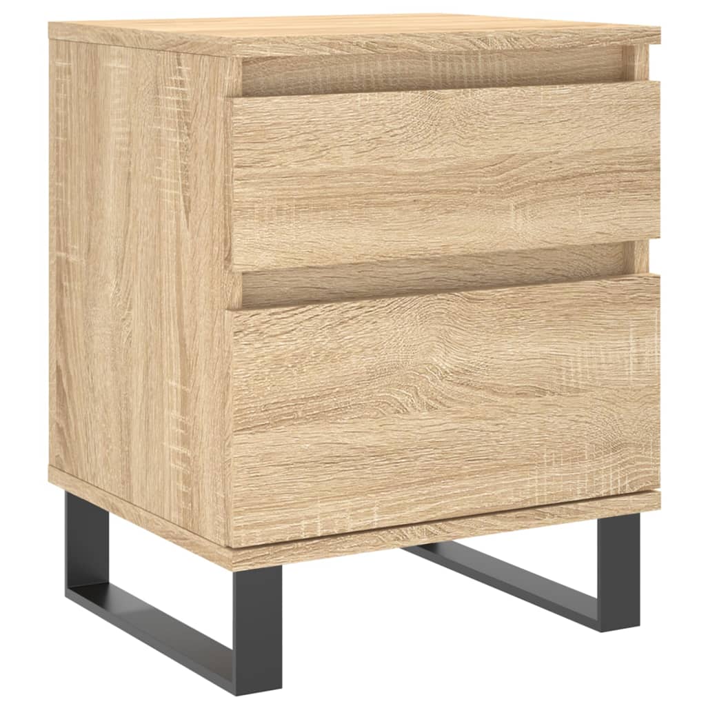 Berkfield Bedside Cabinet Sonoma Oak 40x35x50 cm Engineered Wood