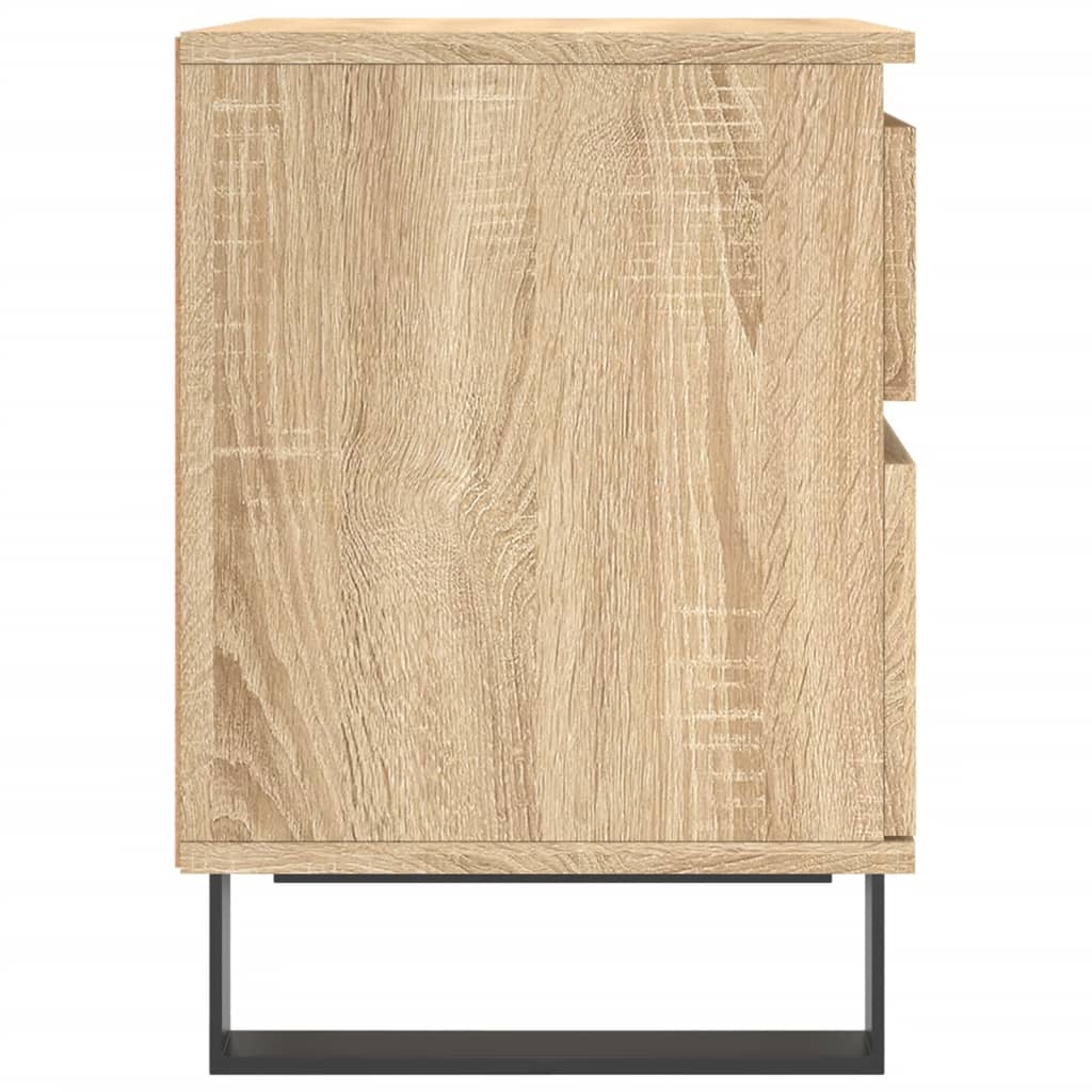 Berkfield Bedside Cabinet Sonoma Oak 40x35x50 cm Engineered Wood