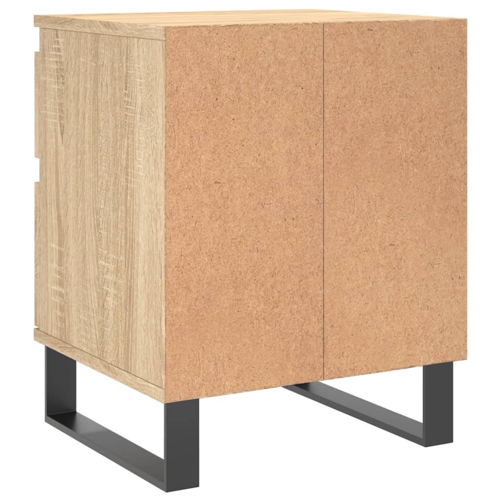 Berkfield Bedside Cabinet Sonoma Oak 40x35x50 cm Engineered Wood