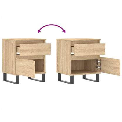 Berkfield Bedside Cabinet Sonoma Oak 40x35x50 cm Engineered Wood