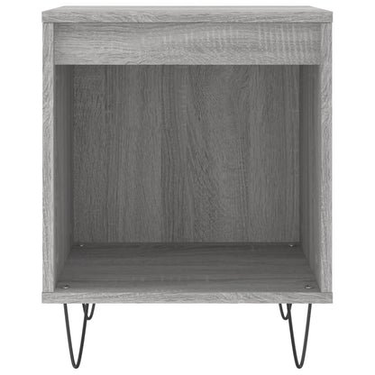 Berkfield Bedside Cabinets 2 pcs Grey Sonoma 40x35x50 cm Engineered Wood