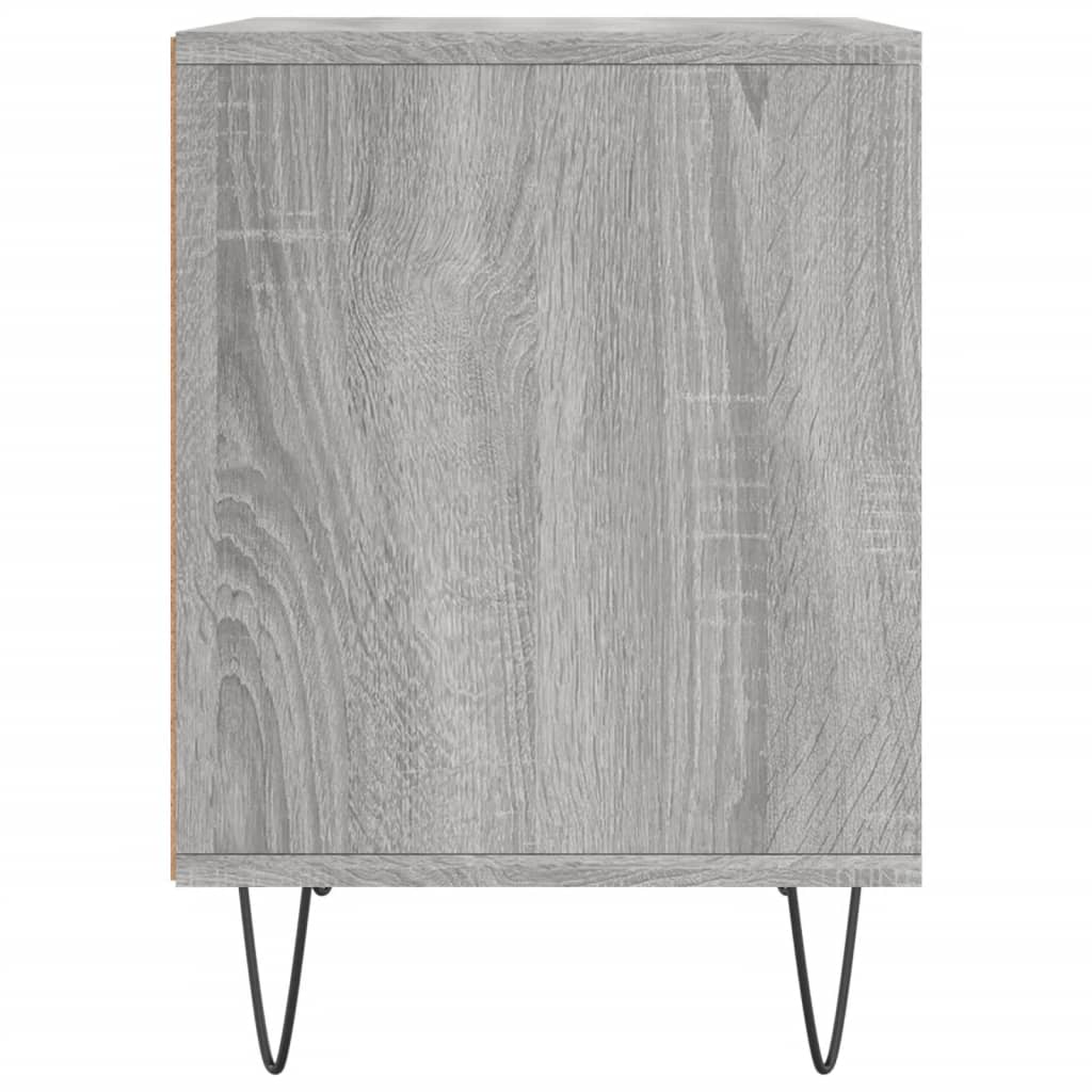 Berkfield Bedside Cabinets 2 pcs Grey Sonoma 40x35x50 cm Engineered Wood