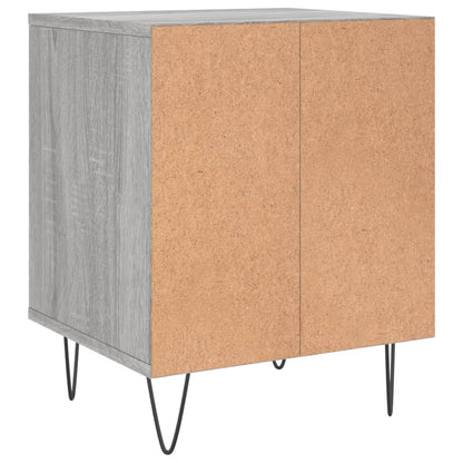 Berkfield Bedside Cabinets 2 pcs Grey Sonoma 40x35x50 cm Engineered Wood