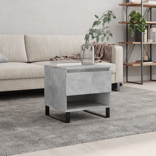 Berkfield Coffee Table Concrete Grey 50x46x50 cm Engineered Wood
