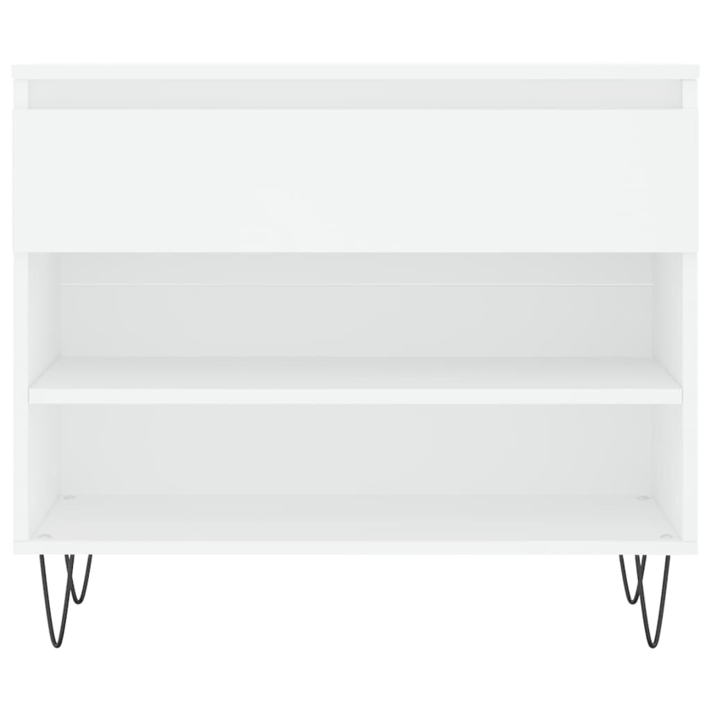 Berkfield Shoe Cabinet White 70x36x60 cm Engineered Wood