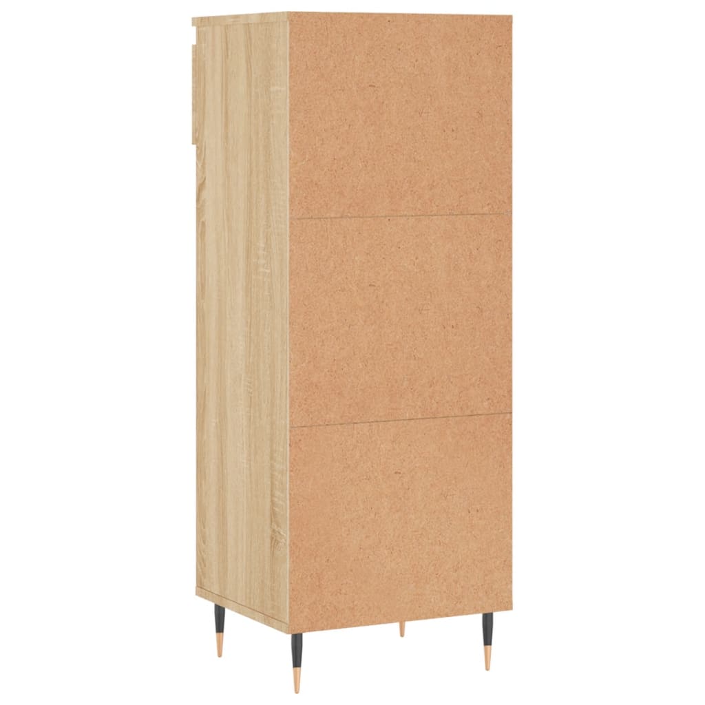 Berkfield Shoe Cabinet Sonoma Oak 40x36x105 cm Engineered Wood