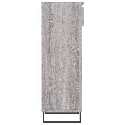 Berkfield Shoe Cabinet Grey Sonoma 40x36x105 cm Engineered Wood