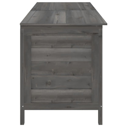 Berkfield Garden Storage Box Anthracite 198.5x50x56.5 cm Solid Wood Fir
