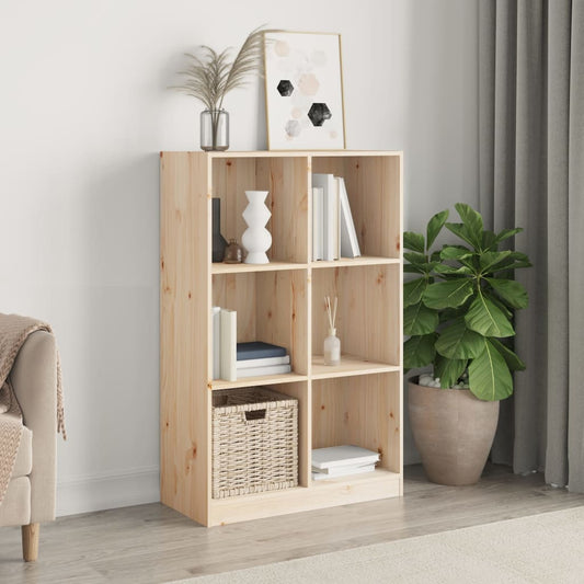 Berkfield Bookcase 70x33x110 cm Solid Wood Pine