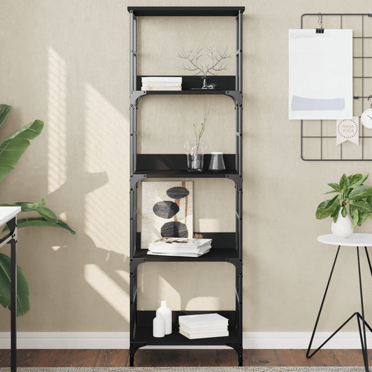 Berkfield Bookshelf Black 50x33x153 cm Engineered Wood