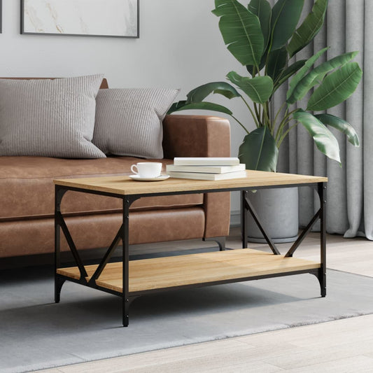 Berkfield Coffee Table Sonoma Oak 90x50x45 cm Engineered Wood