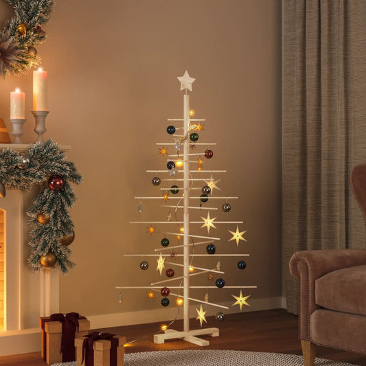 Berkfield Wooden Christmas Tree for Decoration 150 cm Solid Wood Pine