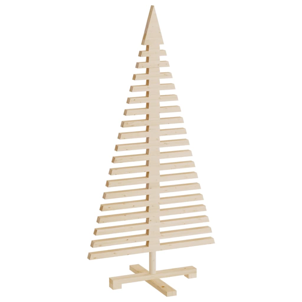Berkfield Wooden Christmas Tree for Decoration 120 cm Solid Wood Pine