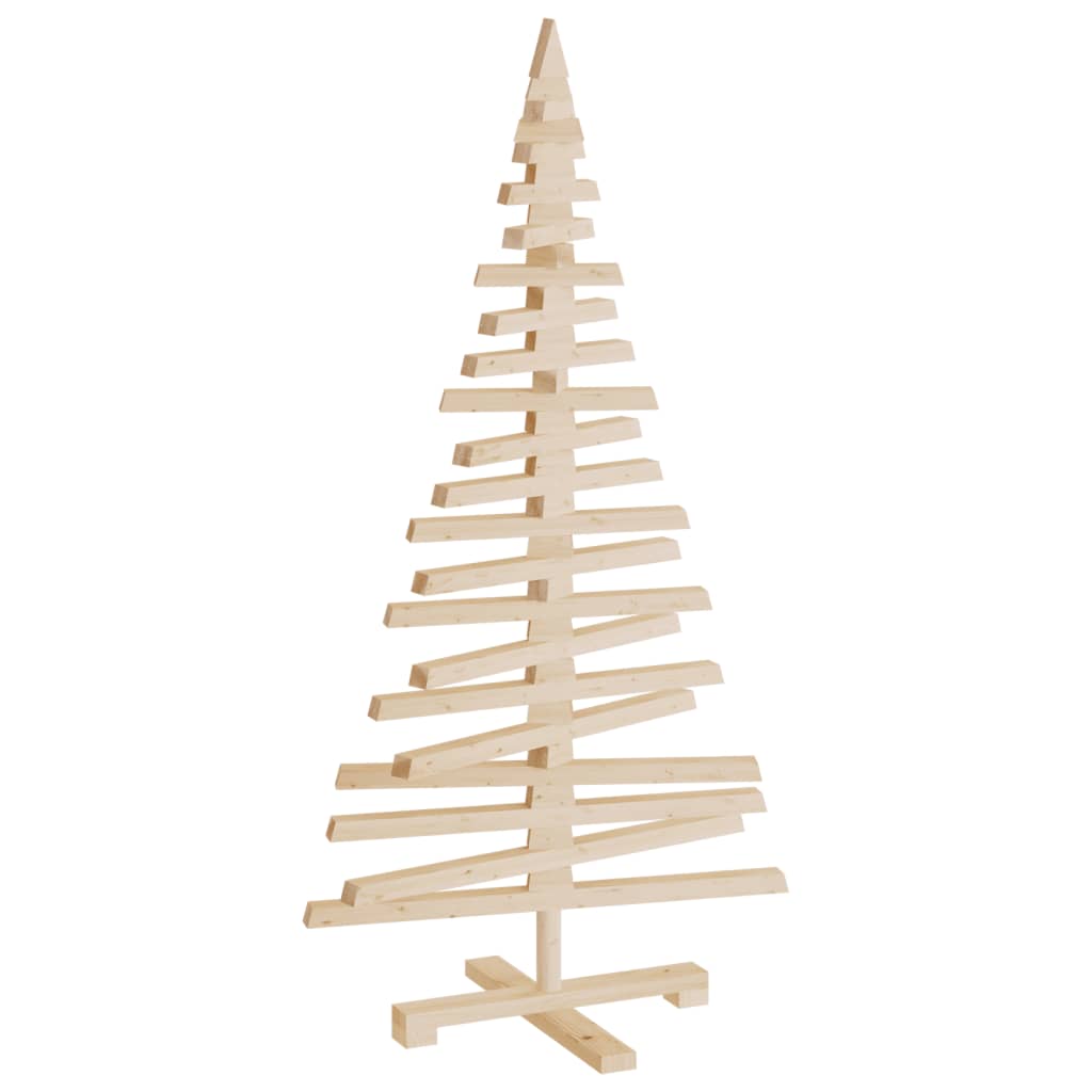 Berkfield Wooden Christmas Tree for Decoration 120 cm Solid Wood Pine