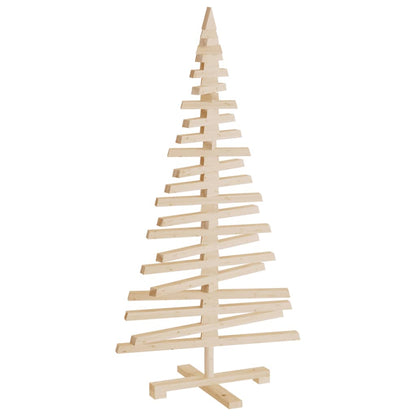 Berkfield Wooden Christmas Tree for Decoration 120 cm Solid Wood Pine