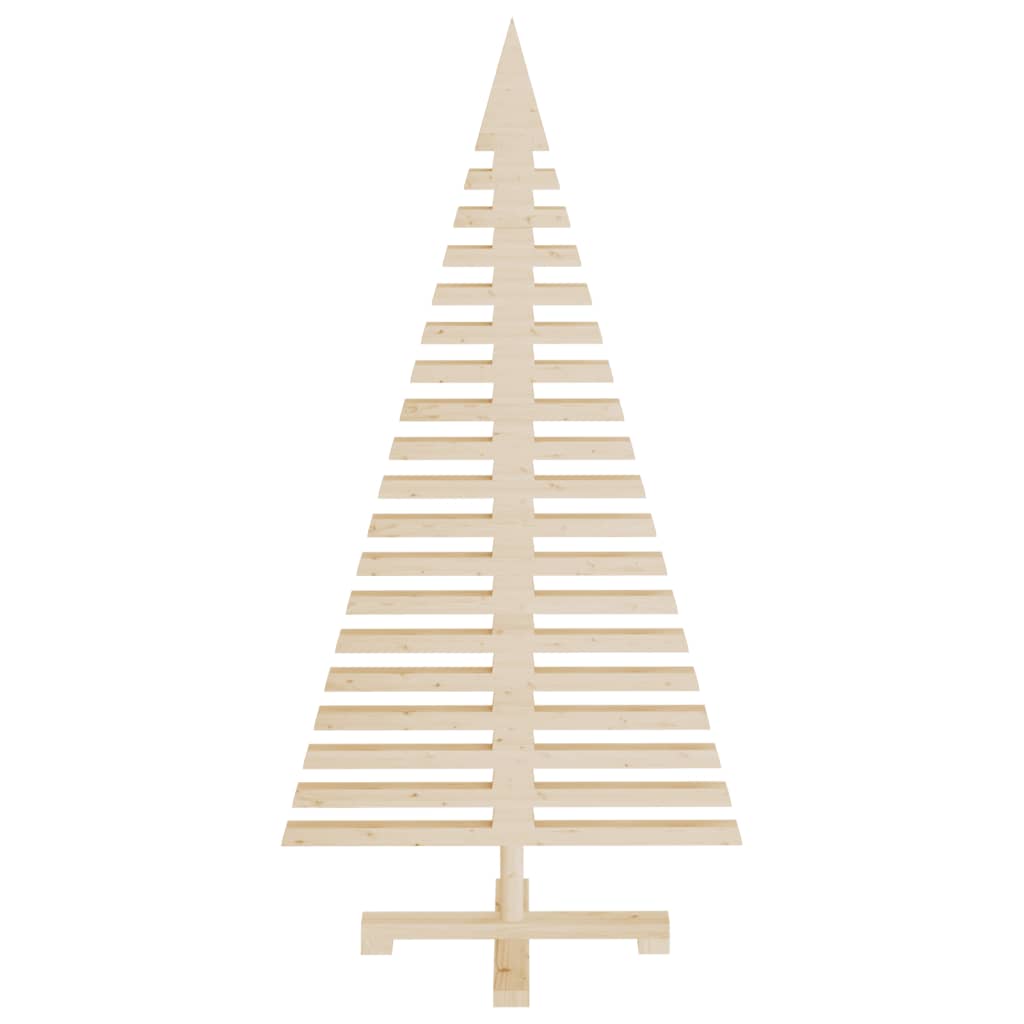 Berkfield Wooden Christmas Tree for Decoration 120 cm Solid Wood Pine