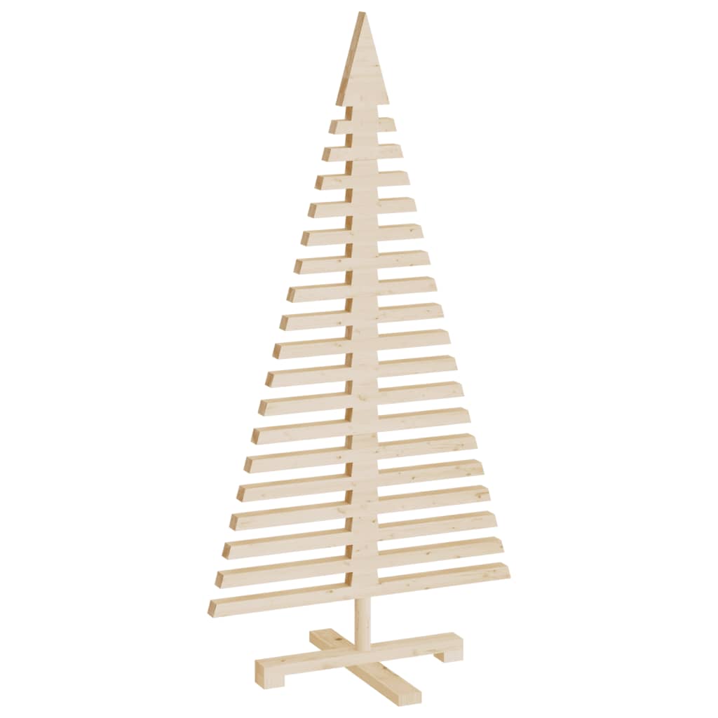 Berkfield Wooden Christmas Tree for Decoration 120 cm Solid Wood Pine