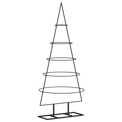 Berkfield Metal Christmas Tree for Decoration Black 125 cm