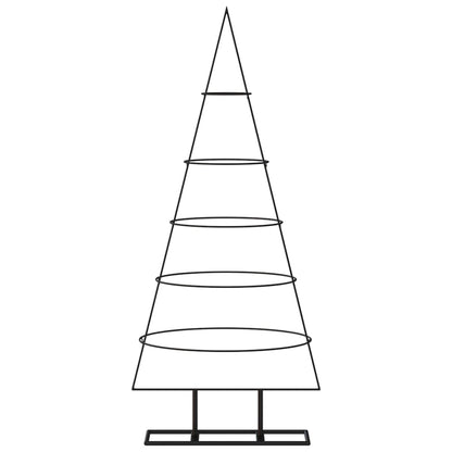 Berkfield Metal Christmas Tree for Decoration Black 125 cm