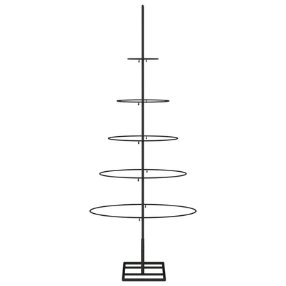 Berkfield Metal Christmas Tree for Decoration Black 125 cm