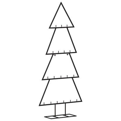 Berkfield Metal Christmas Tree for Decoration Black 90 cm