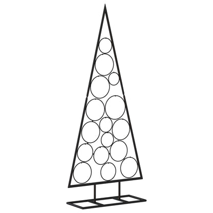 Berkfield Metal Christmas Tree for Decoration Black 125 cm