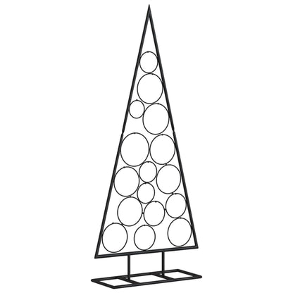 Berkfield Metal Christmas Tree for Decoration Black 125 cm