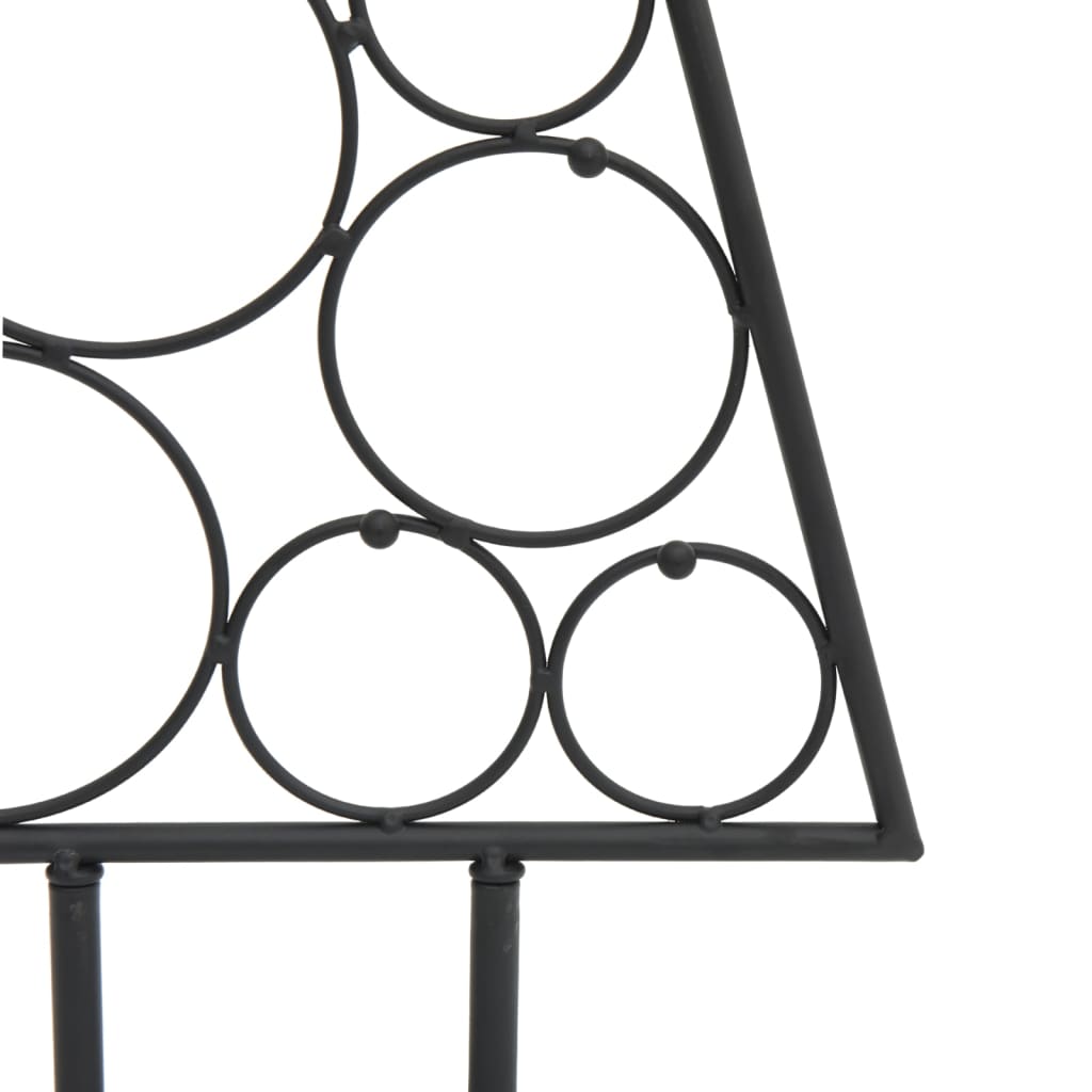 Berkfield Metal Christmas Tree for Decoration Black 125 cm